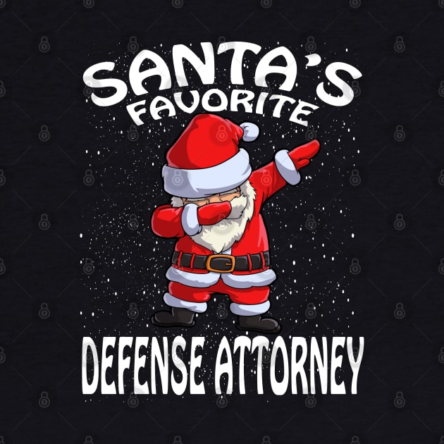 Santas Favorite Defense Attorney Christmas by intelus